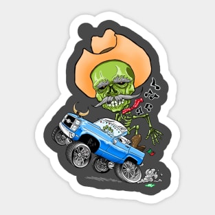 mex skeleton Sticker